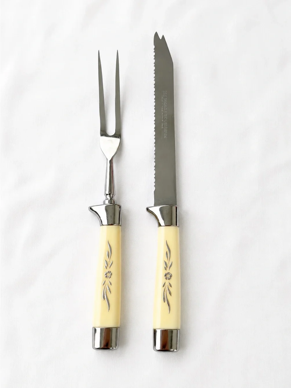VINTAGE Royal Sheffield England Stainless Steel Cutlery Knife Set
